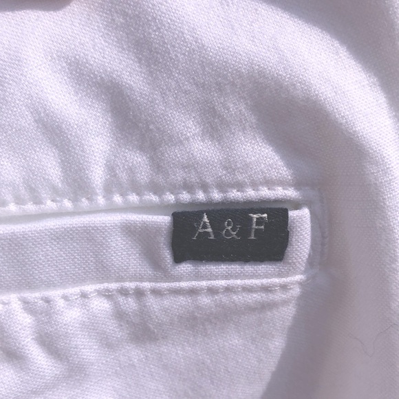 Abercrombie & Fitch White Twill Shorts Size 28 A & F - Picture 3 of 9